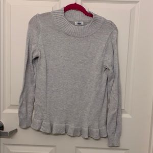 Gray old navy sweater